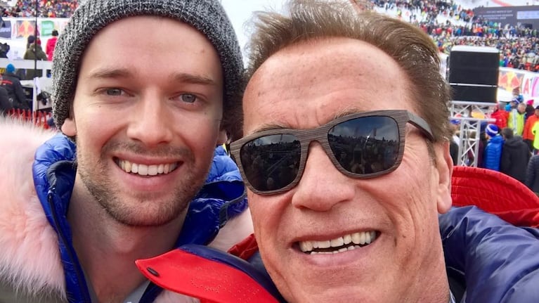 Padre e hijo en una imagen más reciente. Foto: @schwarzenegger