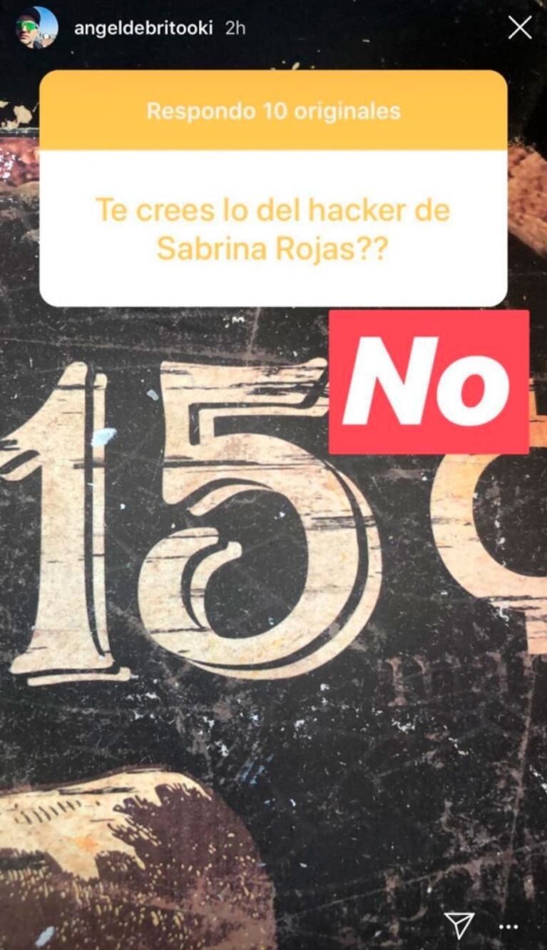 Palito de Ángel de Brito a Luciano Castro y Sabrina Rojas, tras confirmarse la separación: "Qué puntería..."