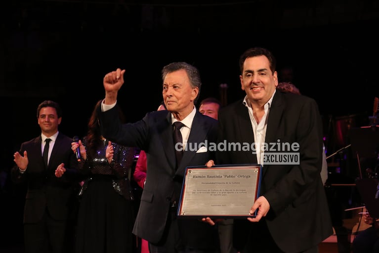 Palito Ortega en su homenaje (Foto: Movilpress).