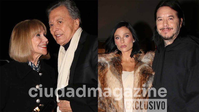 Palito, Sebastián Ortega, Evangelina Salazar y Valentina Zenere en el estreno de En el Barro (Fotos: Movilpress).