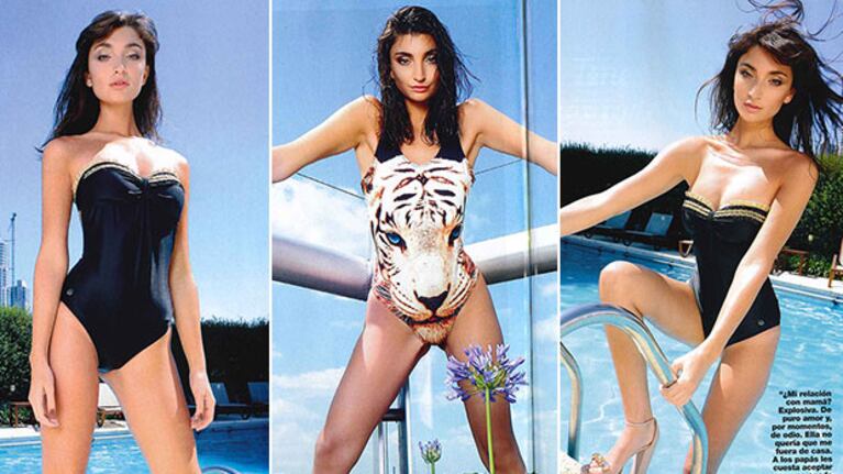 Paloma Cepeda, la hija modelo de Mariana Arias. (Foto: revista Gente)