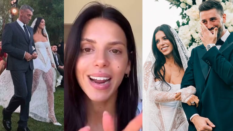 Paloma Goycochea se casó con Felipe.