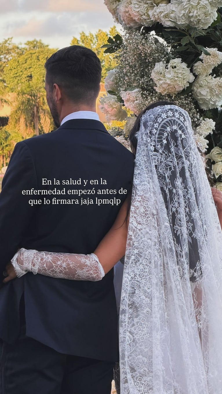 Paloma Goycochea se casó con Felipe tras 12 años y dos hijos. (Foto: @paligoycochea)