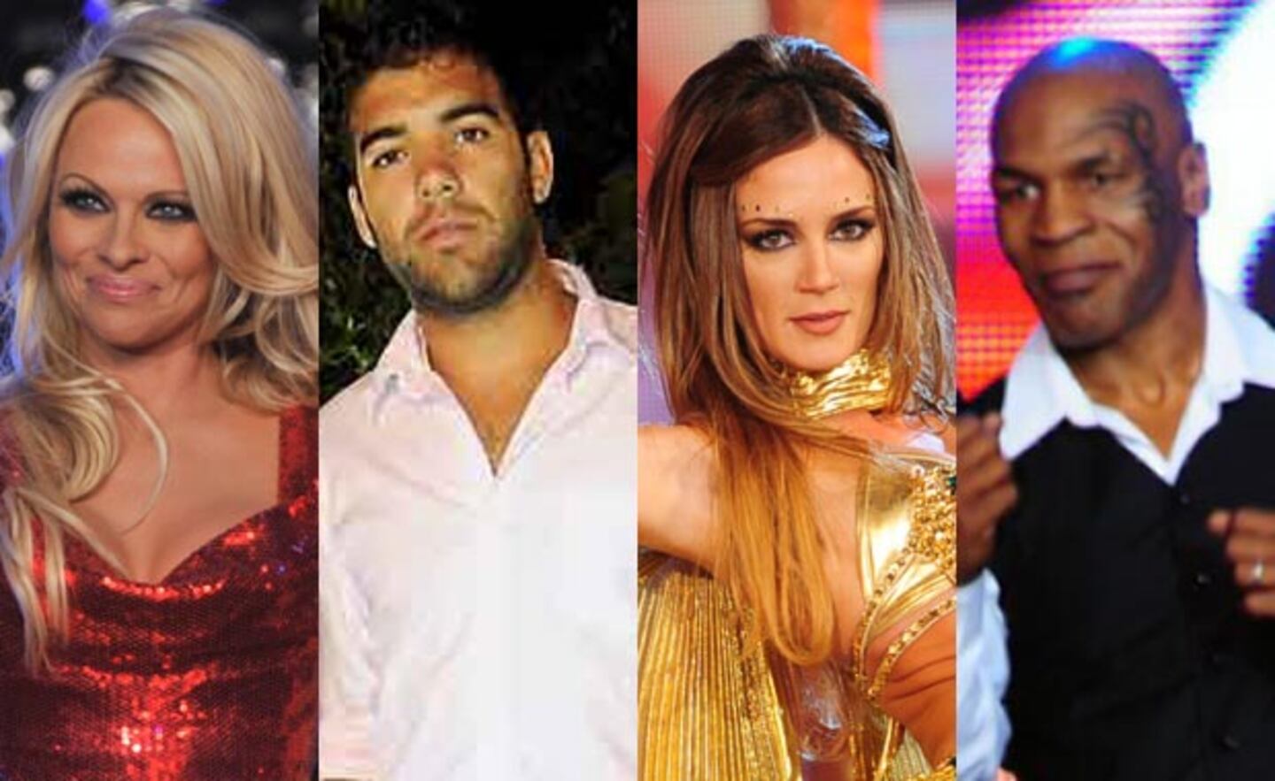 Pamela Anderson, Jorge Luengo, Paula Chaves, Mike Tyson. (Foto: Ideas del Sur.)