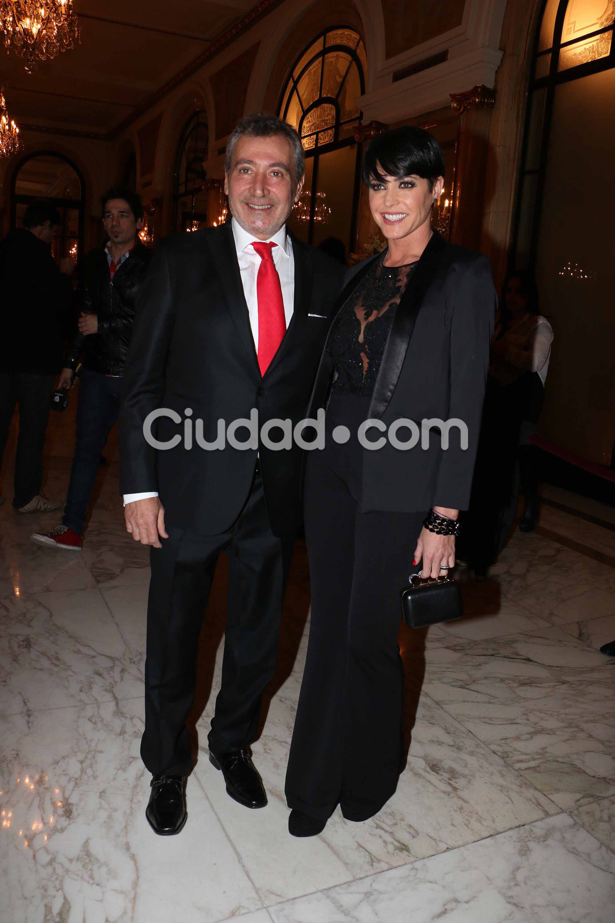 Pamela David y Daniel Vila, en el festejo de la Fundación Zaldivar (Fotos: Movilpress). 