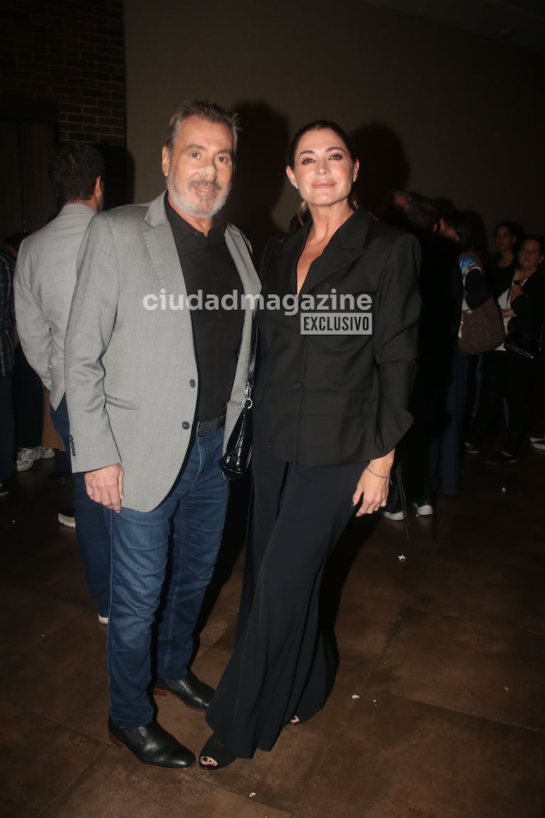 Pamela David y Daniel Vila en la presentación de la película El Mensaje en la Botella (Foto: Movilpress).