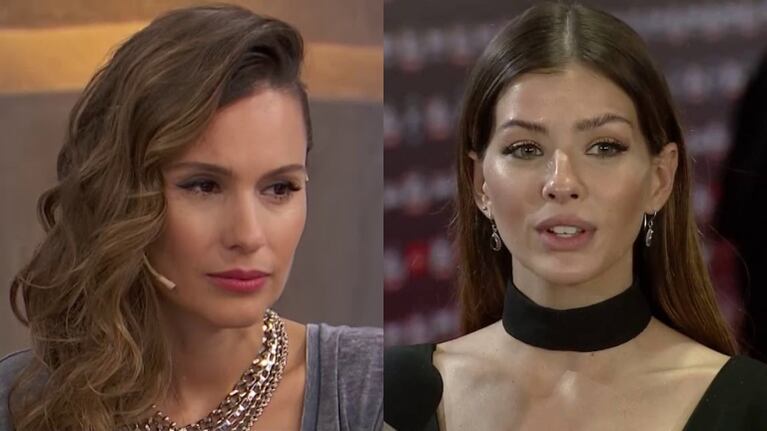 Pampita acerca de si existe un Boca-River con la China Suárez: Hay una excelente relación por mis hijos