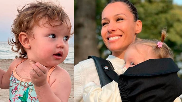 Pampita compartió las fotos más tiernas de su hija Ana en las playas de Ibiza.