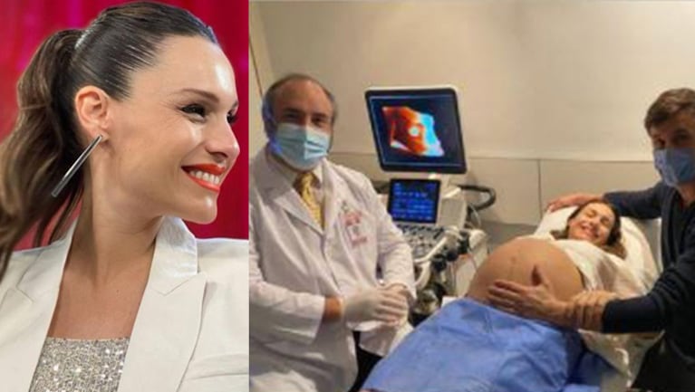 Pampita compartió una foto de la intimidad de una de sus últimas ecografías a días de su parto.