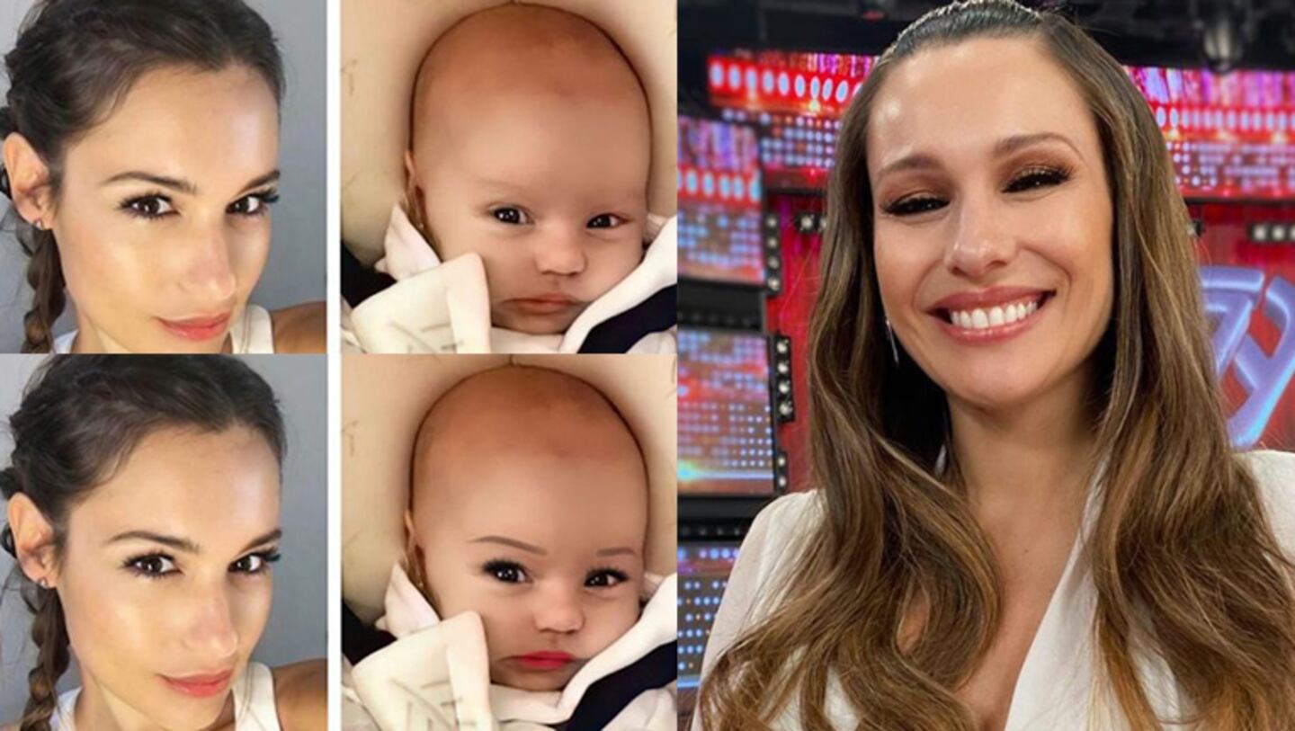 Pampita compartió una llamativa foto comparándose con su bebita Ana y sorprendió, ¡son igualitas!