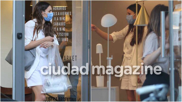 Pampita, de compras por Palermo (Fotos: Movilpress)