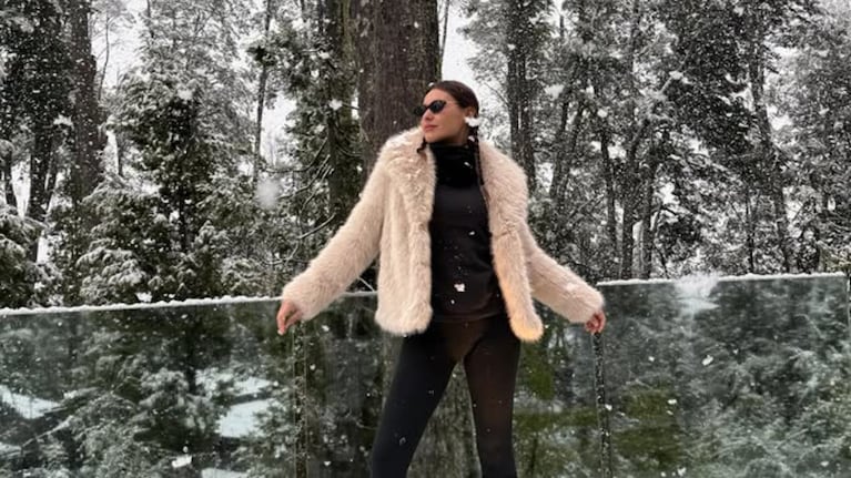 Pampita eligió un exclusivo refugio en Villa La Angostura: así es la lujosa cabaña frente al Nahuel Huapi. Crédito: Instagram