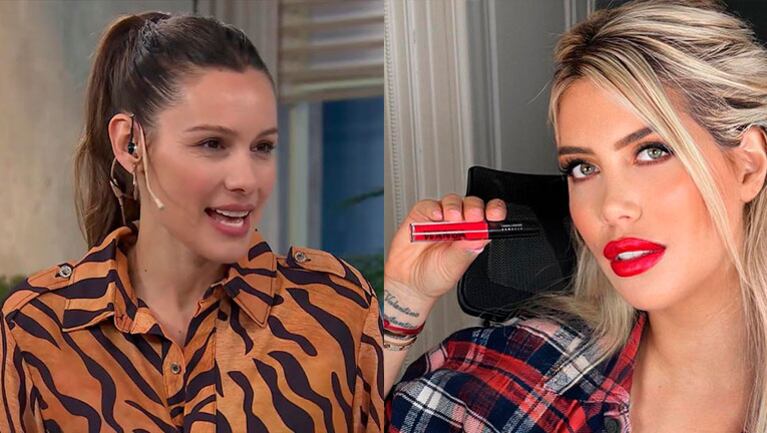 Pampita elogió a más no poder la nueva marca de make up de Wanda.