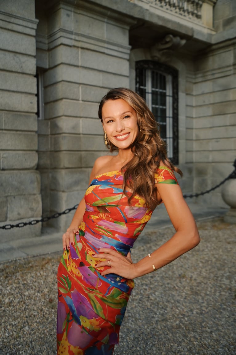 Pampita en el desfile de Carolina Herrera en Madrid (Foto: prensa).