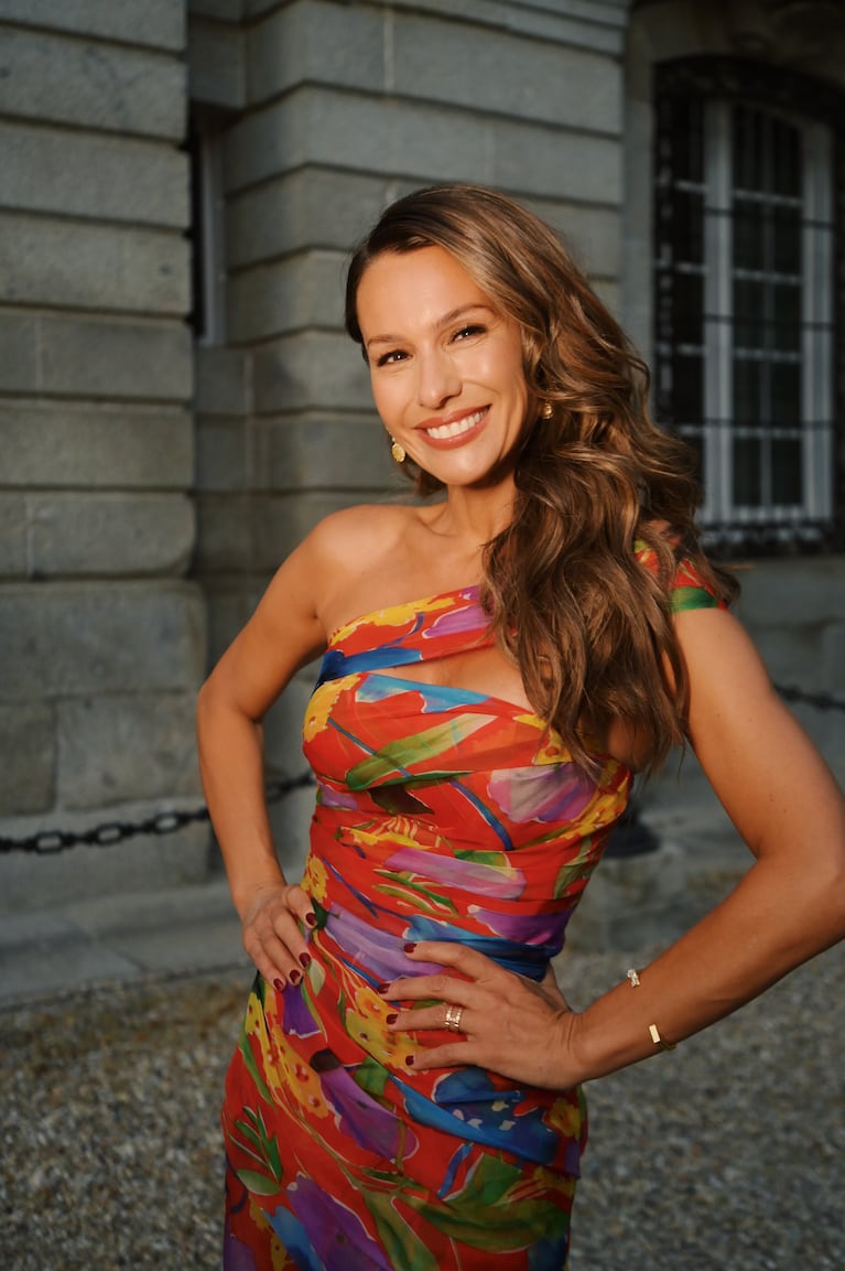 Pampita en el desfile de Carolina Herrera en Madrid (Foto: prensa).