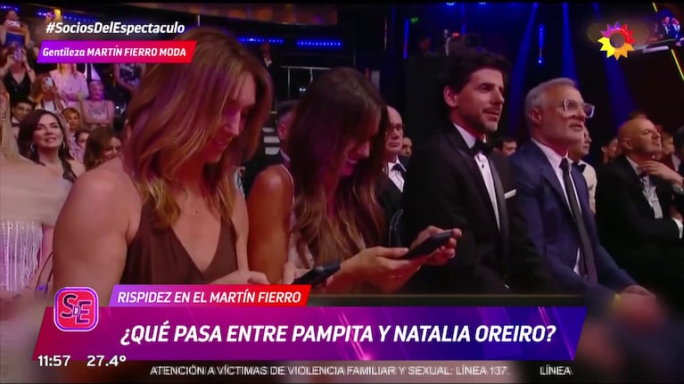 Pampita en el Martín Fierro de la Moda 2024.