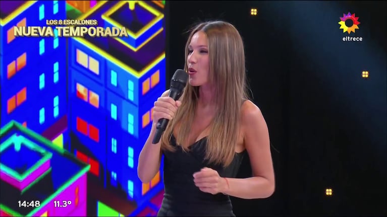 Pampita en Los 8 Escalones.
