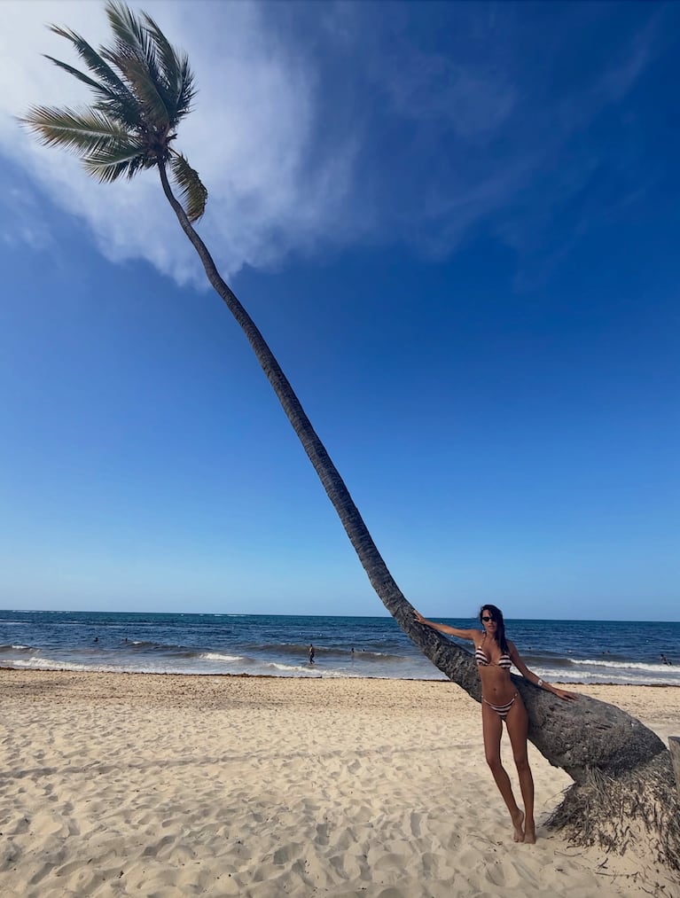 Pampita en sus vacaciones familiares y en pareja en Punta Cana (Foto: Prensa).
