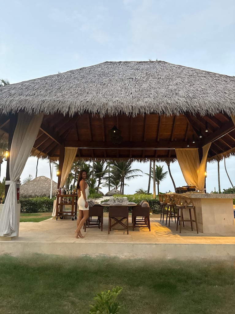 Pampita en sus vacaciones familiares y en pareja en Punta Cana (Foto: Prensa).
