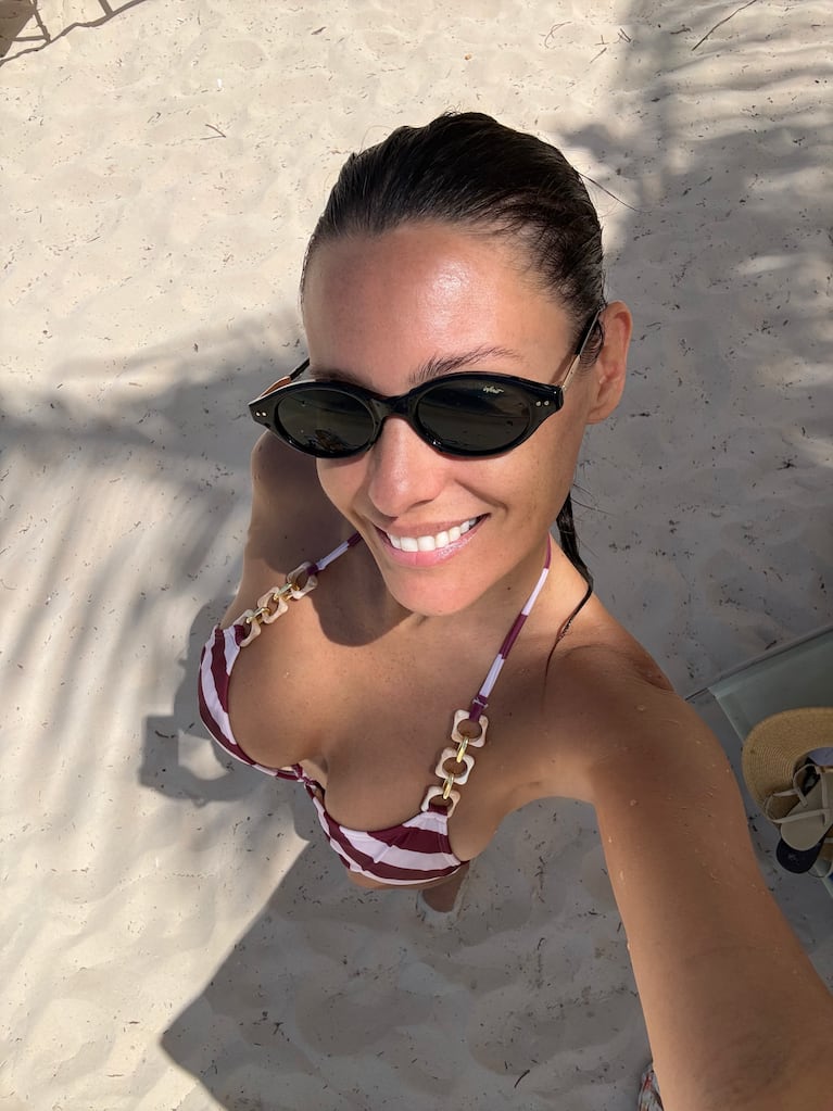 Pampita en sus vacaciones familiares y en pareja en Punta Cana (Foto: Prensa).