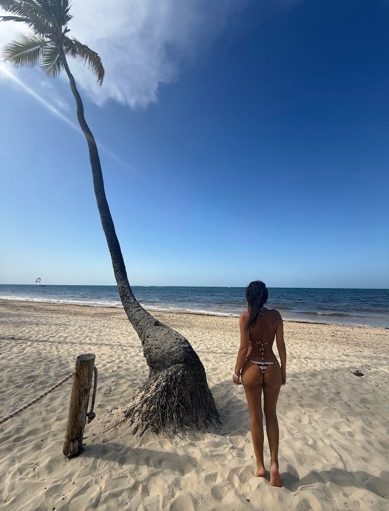 Pampita en sus vacaciones familiares y en pareja en Punta Cana (Foto: Prensa).