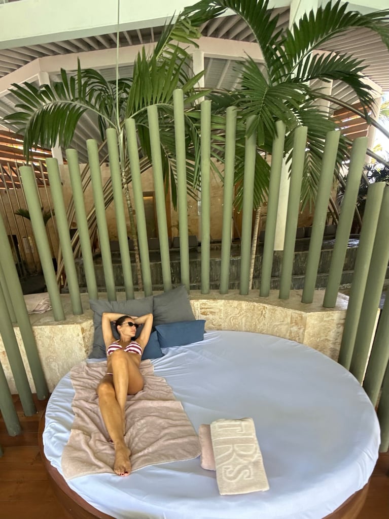 Pampita en sus vacaciones familiares y en pareja en Punta Cana (Foto: Prensa).