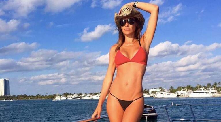 Pampita está en Uruguay disfrutando del verano con Pico Mónaco.