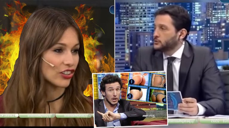 Pampita, furiosa con Paoloski por el juego en el que Pico debía reconocer su cola