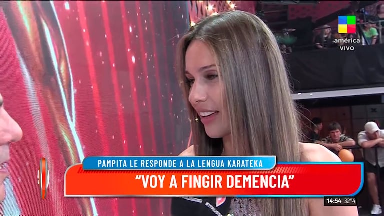 Pampita habló con Intrusos.