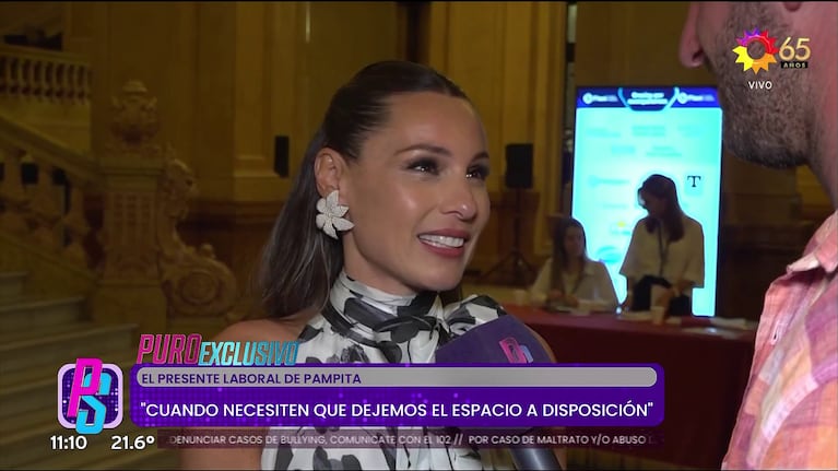 Pampita habló en Puro Show (Foto: captura de eltrece).