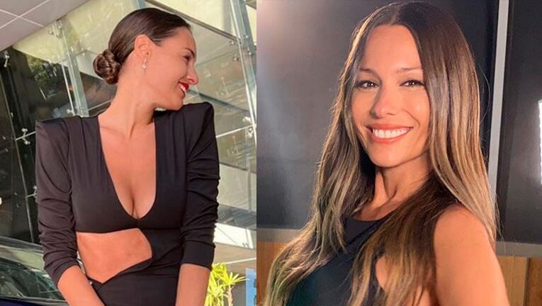 Pampita impactó con un vestido muy sensual.