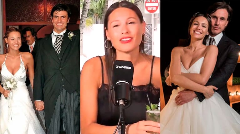 Pampita lanzó un inesperado comentario sobre sus casamientos fallidos y desató las risas de todos (foto 1 web, 2 D GO, 3 Ciudad Magazine)