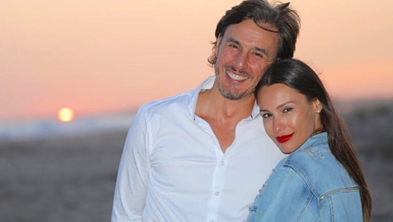 Pampita le agradeció a su marido por su inmenso cariño.