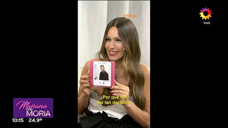 Pampita le pregunta a Graciela Alfano por Marcelo Tinelli en su programa (Foto: captura de Infobae).