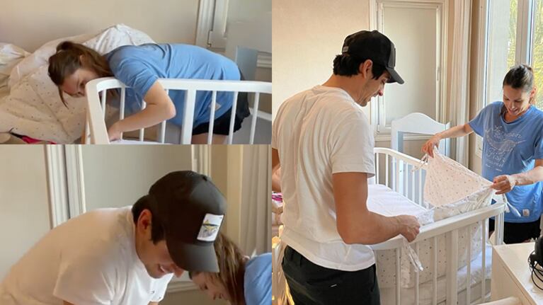 Pampita mostró cómo armó el cuarto de su beba junto a su hermano a días de dar a luz.