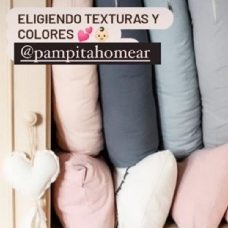Pampita mostró cómo va quedando el cuarto de la beba que espera con Roberto García Moritán