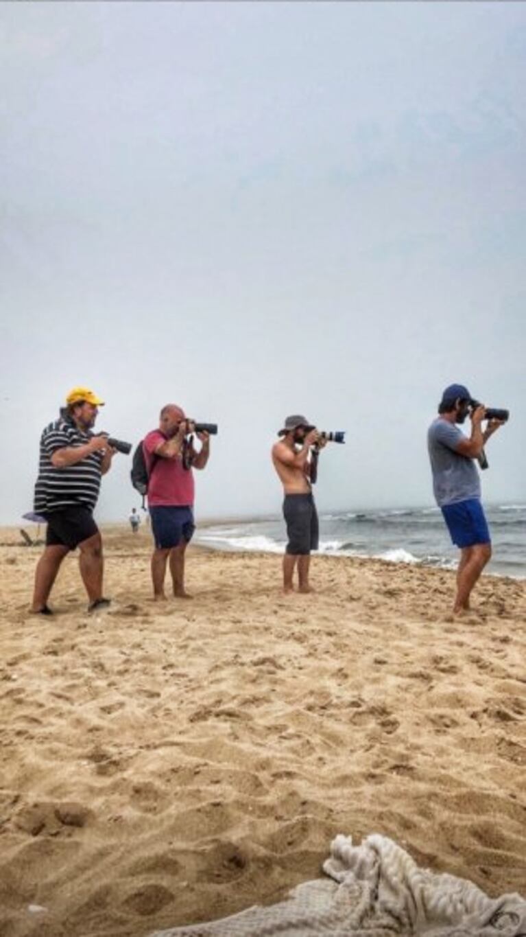 Pampita mostró el "lado B" de las fotos de su reconciliación con Pico Mónaco: "Hoy la paparazzi soy yo"