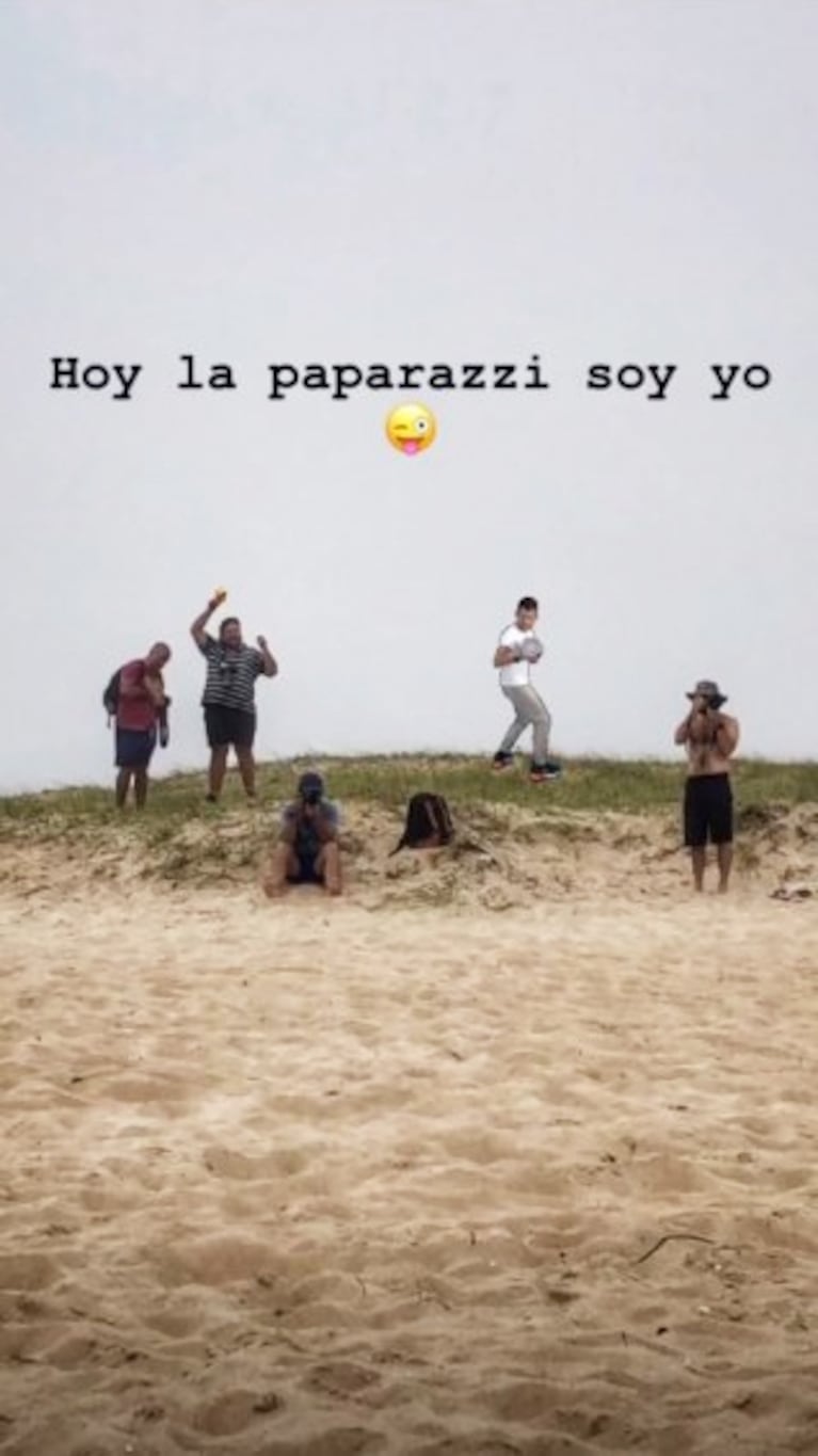 Pampita mostró el "lado B" de las fotos de su reconciliación con Pico Mónaco: "Hoy la paparazzi soy yo"