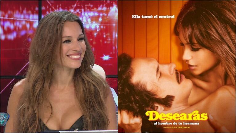 Pampita mostró el primer afiche de Desearás al hombre de tu hermana, su debut en cine