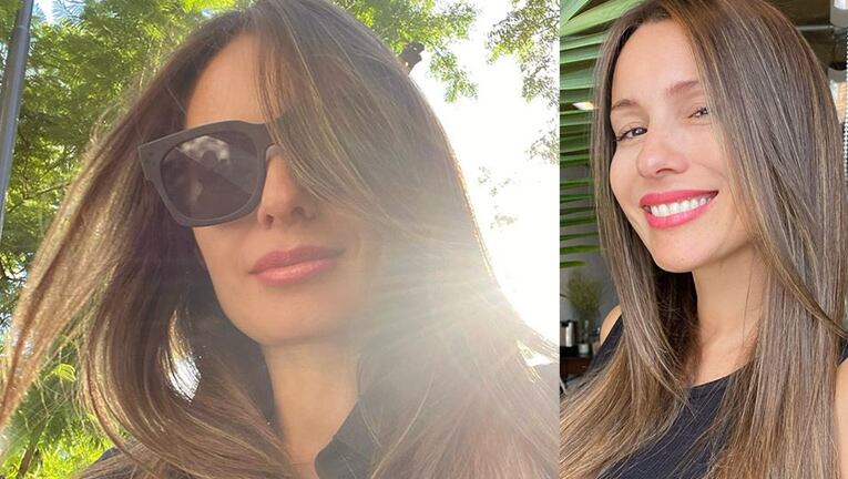 Pampita mostró en la red su renovada cabellera.