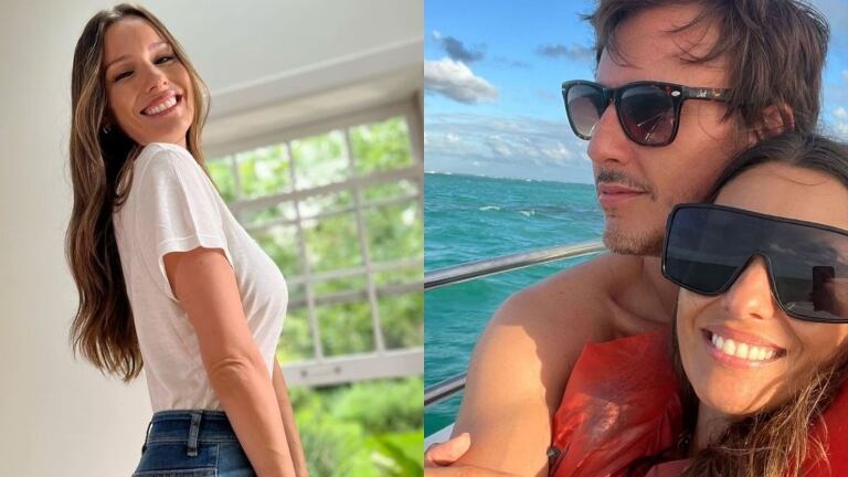 Pampita mostró la sorpresa que le dejó Roberto García Moritán en la cama (Fotos: Instagram)
