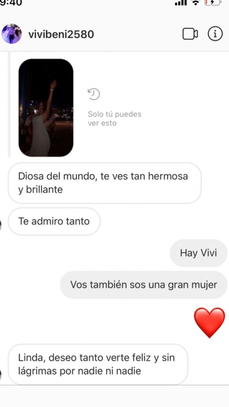 Pampita mostró los chats privados con su niñera luego de ser denunciada por maltrato psicológico y hostigamiento