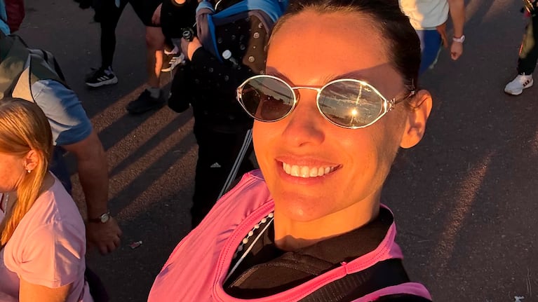 Pampita peregrinó una vez más a Luján (Foto: Instagram @pampitaoficial)