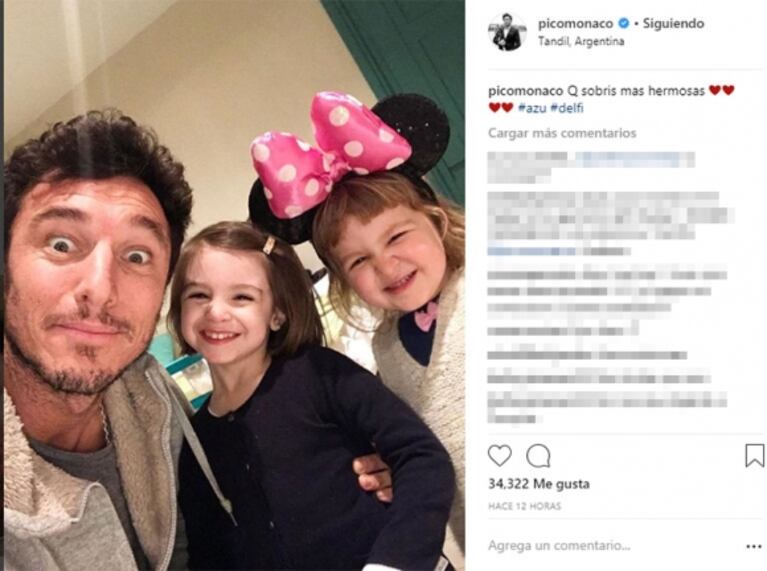 Pampita posó súper tierna con Osvaldo, el perrito de Pico Mónaco: ¿dónde estaba el extenista en ese momento?