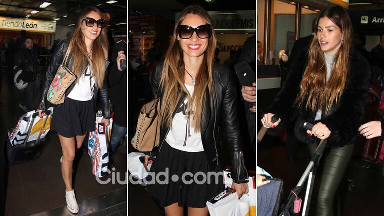 Pampita regresó a la Argentina ¡y vivió una perlita en el aeropuerto con China Suárez! (Foto: Movilpress)