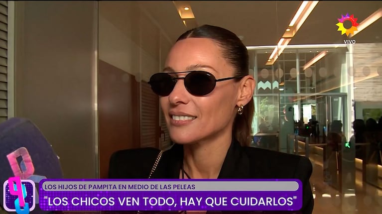 Pampita reveló cómo reaccionan sus hijos al explosivo conflicto entre Benjamín Vicuña y la China Suárez (eltrece)