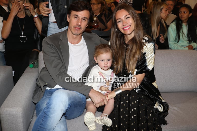 Pampita, Roberto García Moritán y Ana García Moritán (RSFotos)