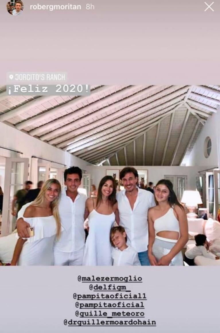 Pampita, Roberto García Moritán y sus hijos pasaron Año Nuevo… ¡en la casa de Milagros Brito! 