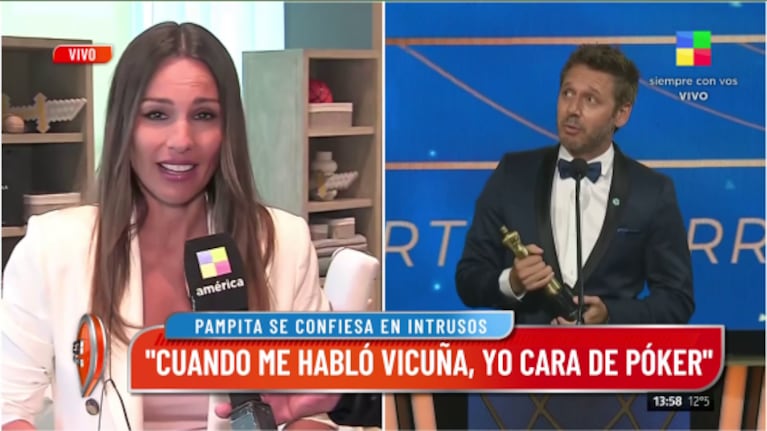 Pampita rompió el silencio sobre el discurso de Benjamín Vicuña en los Martín Fierro 2023 y fue contundente