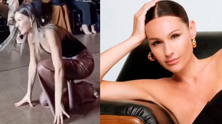 Pampita se cayó en la pasarela y reflexionó al respecto. Foto: IG | pampitaoficial